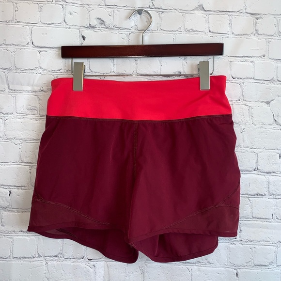 Old Navy Pants - Old Navy Active Light & Dark Red Athletic shorts size S
